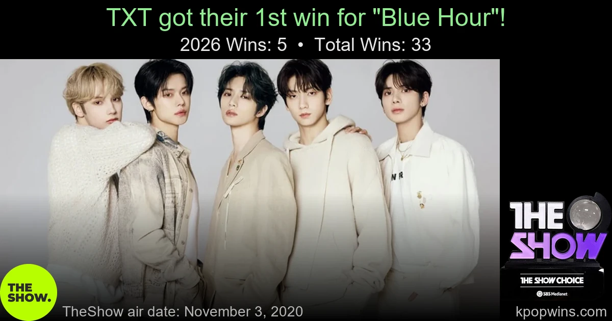 TXT - Blue Hour